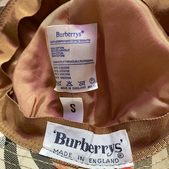 Vintage burberrys womens bucket hat